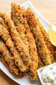 Parmesan Asparagus Spears with Lemon Aioli