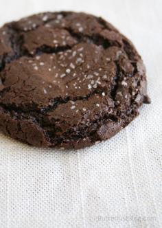 Olive Oil & Sea Salt Brownie Cookies: "The mildness of the olive oil really let the rich chocolate flavor shine (they’re a hit with dark chocolate lovers). The texture was soft and fudgy on the inside with nice crisp outside that kept them from falling apart. And sea salt + dark chocolate? A match made in heaven. For added sweetness, try milk chocolate chips instead of semi sweet."