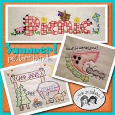 
                    
                        Summer Stitchery pattern bundle | YouCanMakeThis.com
                    
                