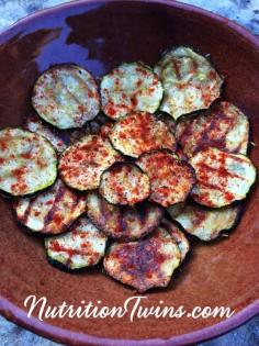 
                    
                        Smoked Paprika Zucchini Chips | Only 35 Calories | Great way to satisfy craving for chips | Mood-boosting and anti-aging benefits too! | For Nutrition & Fitness Tips & RECIPES please SIGN UP for our FREE NEWSLETTER www.NutritionTwin...
                    
                