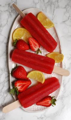 
                    
                        STRAWBERRY LEMON ROSÉ POPSICLES
                    
                