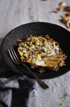 
                    
                        GRILLED PINEAPPLE WITH COCONUT WHIPPED CREAM + TOASTED PISTACHIOS
                    
                