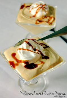 
                    
                        Jo and Sue: Molasses Peanut Butter Mousse #crosbysmolasses - 184 calories only!
                    
                