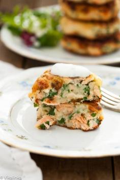 Salmon burgers