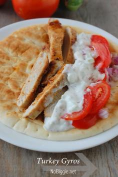 turkey gyros - NoBiggie.net