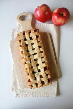 
                    
                        Maple Apple Lattice Shortbread Tart
                    
                