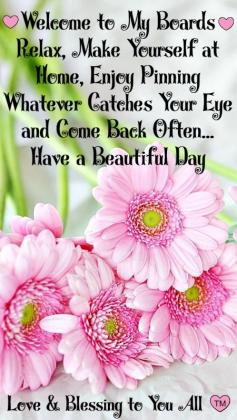 So glad you found your way to my boards... Enjoy your stay, pin what inspires you (No Limits) and come back often ♥ Tam ♥