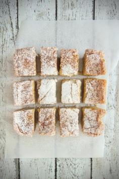 Brown Sugar Oatmeal Gooey Butter Cake Bars