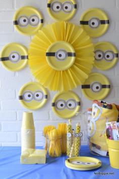 Minions Party ideas and more | NoBiggie.net. I could use this in my classroom.