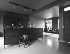 
                    
                        Monochromatic Kitchen in Copenhagen Townhouse
                    
                