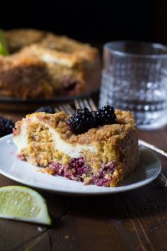 
                    
                        Blackberry-Lime Cream Cheese Coffee Cake
                    
                