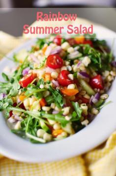 
                    
                        RAINBOW SUMMER SALAD
                    
                