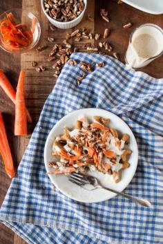 
                    
                        Vegan Carrot Cake Waffles with Cream Cheese Frosting //thefrostedvegan.com
                    
                