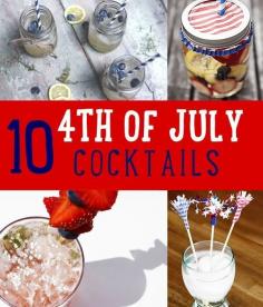 DIY Cocktail Recipes For Your 4th Of July Party by DIY Ready at http://diyready.com/19-dyi-ideas-for-your-fourth-of-july-party/