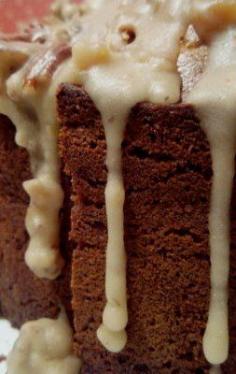 Sweet Potato Cake with Praline Pecans. I really believe I should have been born in the south.