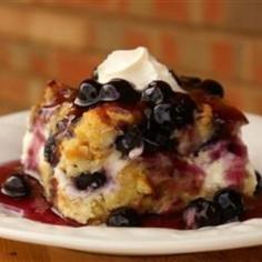 Christmas morning for kids?  Overnight Blueberry French Toast Recipe