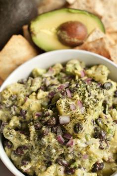 
                    
                        Pineapple Black Bean Guacamole | ReluctantEntertai...
                    
                