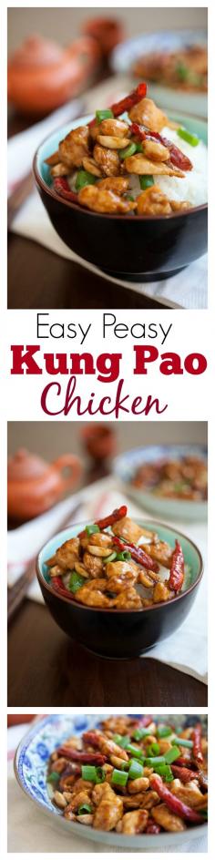 Kung Pao Chicken - best-ever kung pao chicken, easy recipe that tastes much BETTER than takeout chicken pasta recipes, chicken crock pot recipes, crockpot chicken recipes, chicken drumstick recipes, easy chicken breast recipes, chicken casserole recipes, recipes for chicken, chicken wing recipes, chicken leg recipes, whole chicken recipes, leftover chicken recipes