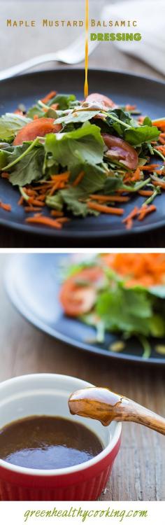 
                    
                        The absolute very best best best salad dressing in the world!! This Maple Mustard Balsamic Dressing recipe will end up being your one and only forever!
                    
                