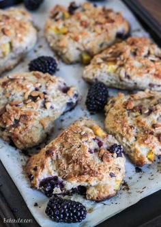 
                    
                        BLACKBERRY PEACH SCONES
                    
                