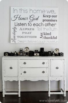 Hand painted sign with a sharpie