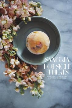 
                    
                        Grilled Peach & Brandy Pineapple Sangria Popsicle Spheres
                    
                