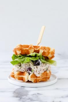 
                    
                        Recipe for Homemade Chicken Salad Waffle Sandwich
                    
                