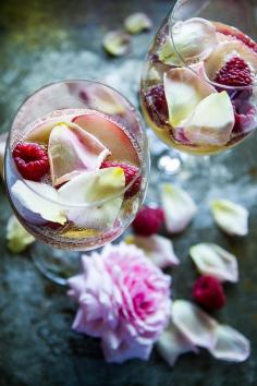 
                    
                        Nectarine Raspberry Rose Prosecco Punch
                    
                