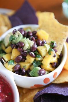 Mango Avocado and Black Bean Salsa Recipe