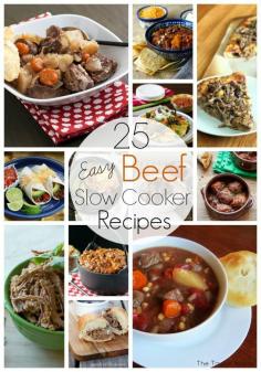 Beef crockpot dinners