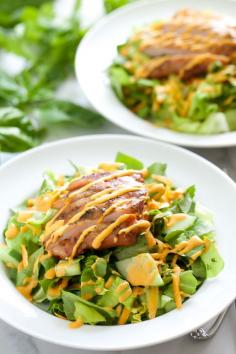 Banh Mi Chicken Salad with Sriracha Lime Aioli
