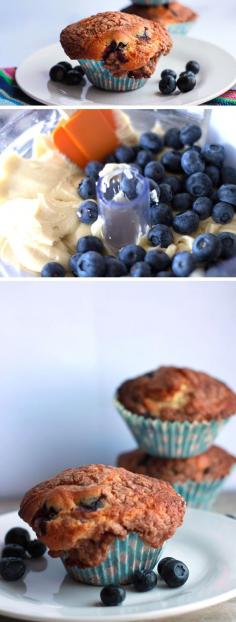 Erren's Kitchen - This recipe for Blueberry Crumb Cake Muffins combines two classics – Crumb Cake and blueberry muffins!