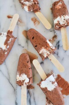 
                    
                        Homemade Fudge Pudding Pops
                    
                