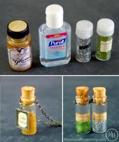 Harry Potter Potion Necklaces DIY tutorial