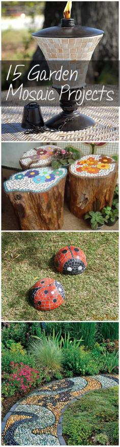 15 Garden Mosaic Projects