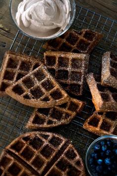 GF Chocolate Waffles