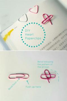 
                    
                        Heart Shaped Paperclips
                    
                