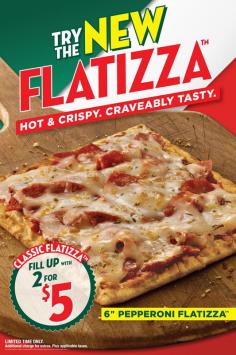 
                    
                        The New Flatizza from Subway is an Interesting Hybrid #food trendhunter.com
                    
                