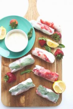 
                    
                        STRAWBERRY MINT SPRING ROLLS
                    
                