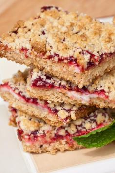 Strawberry Oatmeal Bars Recipe. Yummy snack for kids. 1 3⁄4 stick salted butter, cut into pieces, plus more for greasing pan 1 1⁄2 cup all-purpose flour 1 1⁄2 cup oats 1 cup brown sugar, packed 1 tsp baking powder 1⁄2 tsp salt 1 jar (10-12 ounce) strawberry preserves Directions Preheat the oven to 350 degrees F (175 degrees C). Butter a 9 x 13 inch rectangular pan. Mix together butter, flour, oats, brown sugar, baking powder and salt. Press half the oat mixture into the prepared pan. Spread with strawberry preserves. Sprinkle the other half of the oat mixture over the top and pat lightly. Bake until light brown, 30 to 40 minutes. Let cool completely and then cut into squares.