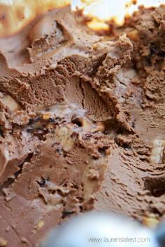 Homemade Snickers Icecream
