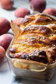 
                    
                        Peaches and Cream Sweet Babka Bread
                    
                