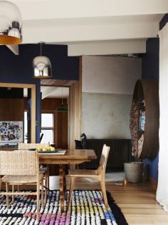
                    
                        The colourful Point Lonsdale home of Kate and Mal Heppell. Photo – Eve Wilson, production – Lucy Feagins / The Design Files.
                    
                