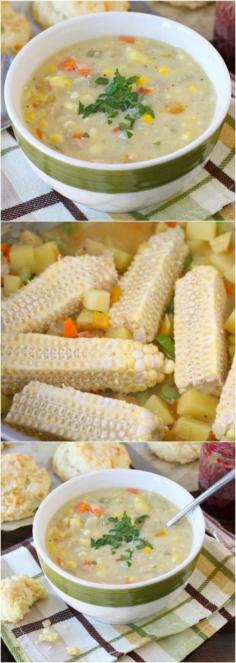 Combined this recipe with Ina Gartens! It's really delicious! Used no flour, just the vegetables, milk, broth and bacon for garnish and bacon grease for sautéing theegetables!