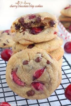 cherry chocolate cookie