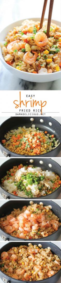 Healthy Shrimp Fried Rice