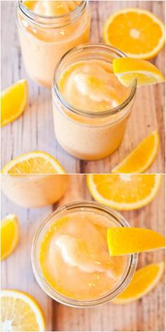 ORANGE PUSH UP SMOOTHIE // gluten-free recipe