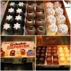 kerstbonbons van mini zoenen