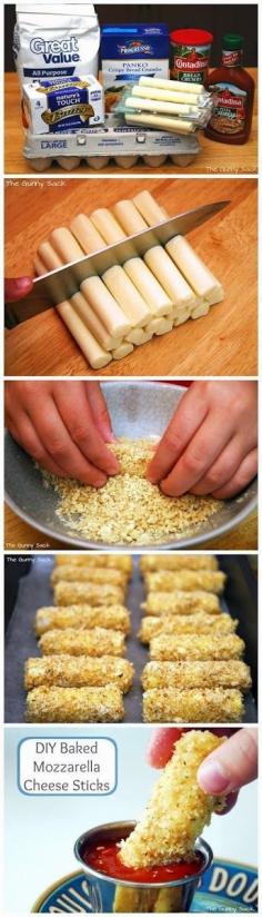 Food Drink: Mozzarella Cheese Sticks Recipe