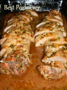 Garlic Pork Tenderloin Recipe #foods #recipes
